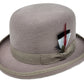 Different Touch Men's 100% Wool Felt Derby Bowler Hats