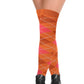 Thigh High Over the Knee Socks | Multi Argyle Design | Women (6 Pairs)