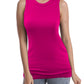 SUMONA Women Tank Tops Round Neck Sleeveless Basic Ribbed Summer Cami Top Casual Shirts