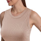 SUMONA Women Tank Tops Round Neck Sleeveless Basic Ribbed Summer Cami Top Casual Shirts