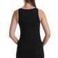SUMONA Women Round Neck Wide Strap Casual Basic Ribbed Tank Top