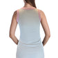 SUMONA Women Round Neck Wide Strap Casual Basic Ribbed Tank Top