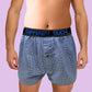 Boxer Shorts Woven Plaid Underwear | BIG and TALL Exposed Waistband | Men's (6 Pack)