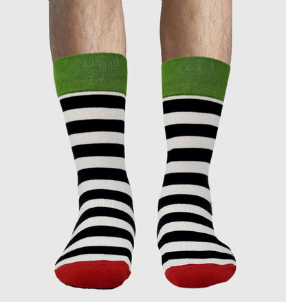 Dress Socks | Premium Combed Cotton Funky Design | Men's 12 Pairs