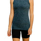 Mock Neck Tank Top | Everyday Casual Sport Yoga Women