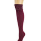 Over the Knee Socks | Assorted Color with Lurex Thread (4 Pairs)