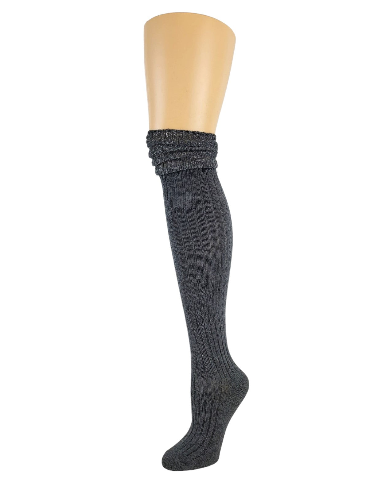 Over the Knee Socks | Assorted Color with Lurex Thread (4 Pairs)