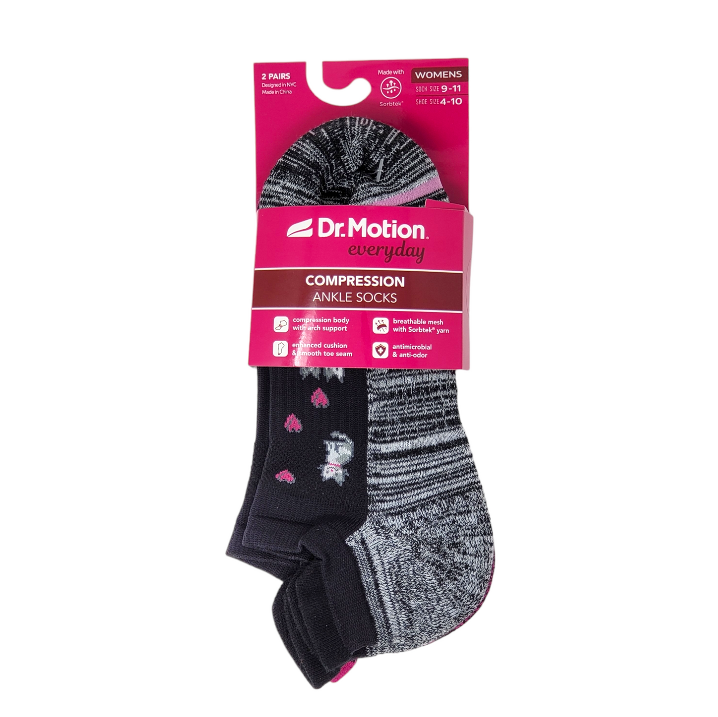 Dr. Motion Ankle Compression Socks 