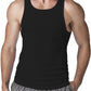 Muscle Ribbed Undershirts Tank Tops | BIG and TALL | Men's (6 Pack)