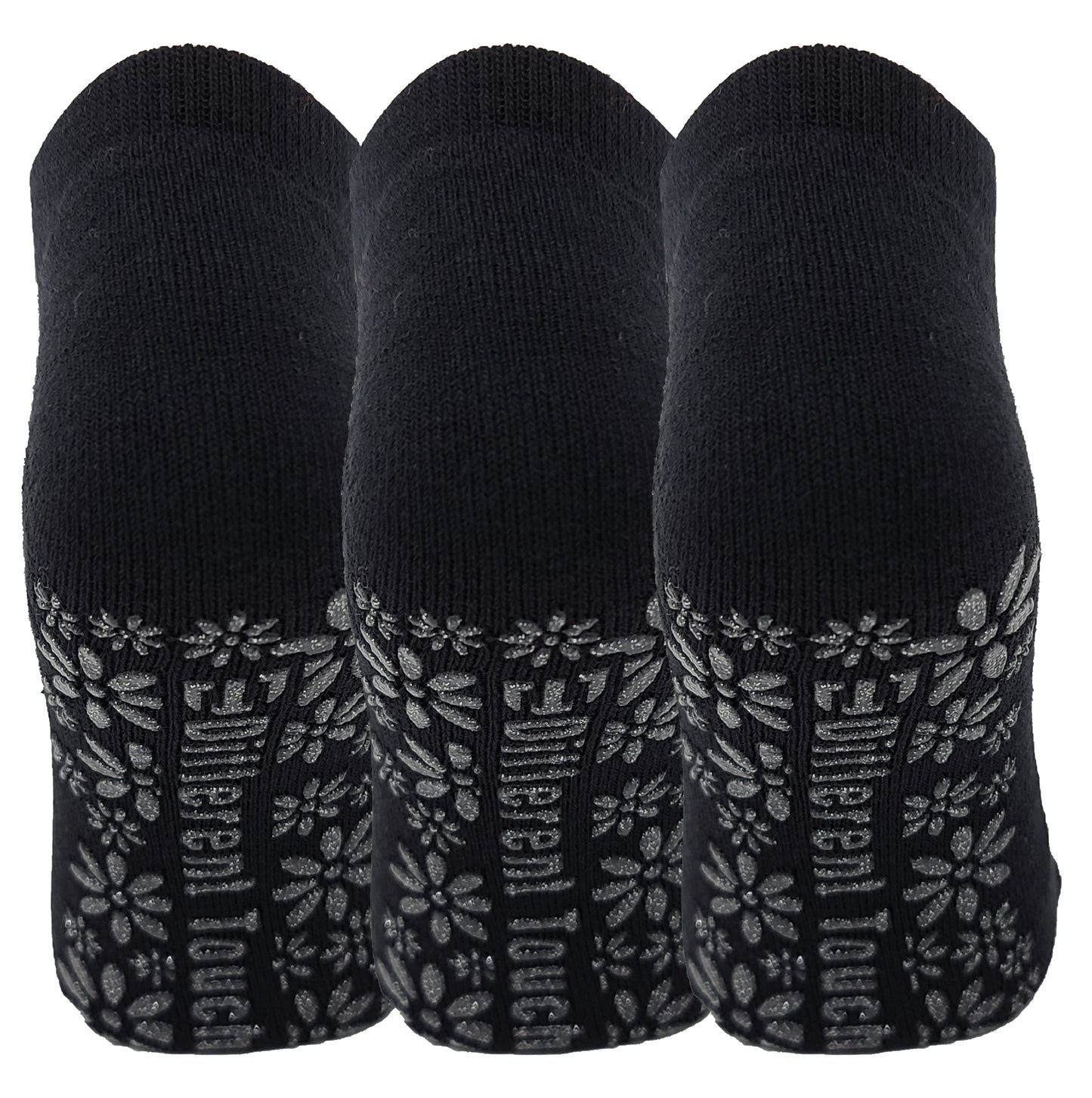 Yoga Cushion Socks with Grips | Non-Slip Pilates Ballet | Women's (3 Pairs)