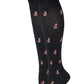 Knee High Compression Socks | Cute Cat Design | Women's (1 Pair)