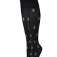 Knee High Compression Socks | Cute Cat Design | Women's (1 Pair)