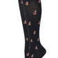 Knee High Compression Socks | Cute Cat Design | Women's (1 Pair)