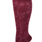 Knee High Compression Socks | Floral Pattern Design | Women's (1 Pair)