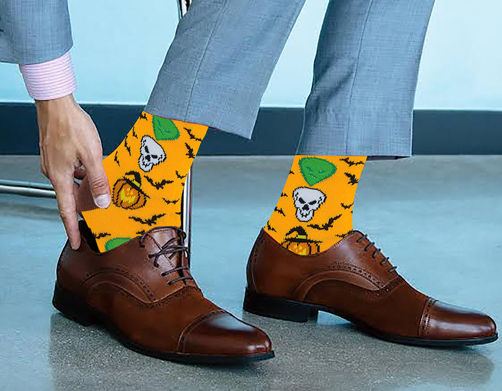 Mens Halloween Dress Socks 